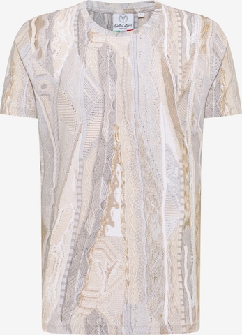 Carlo Colucci T-Shirt 'Egon' in Beige: Vorderseite