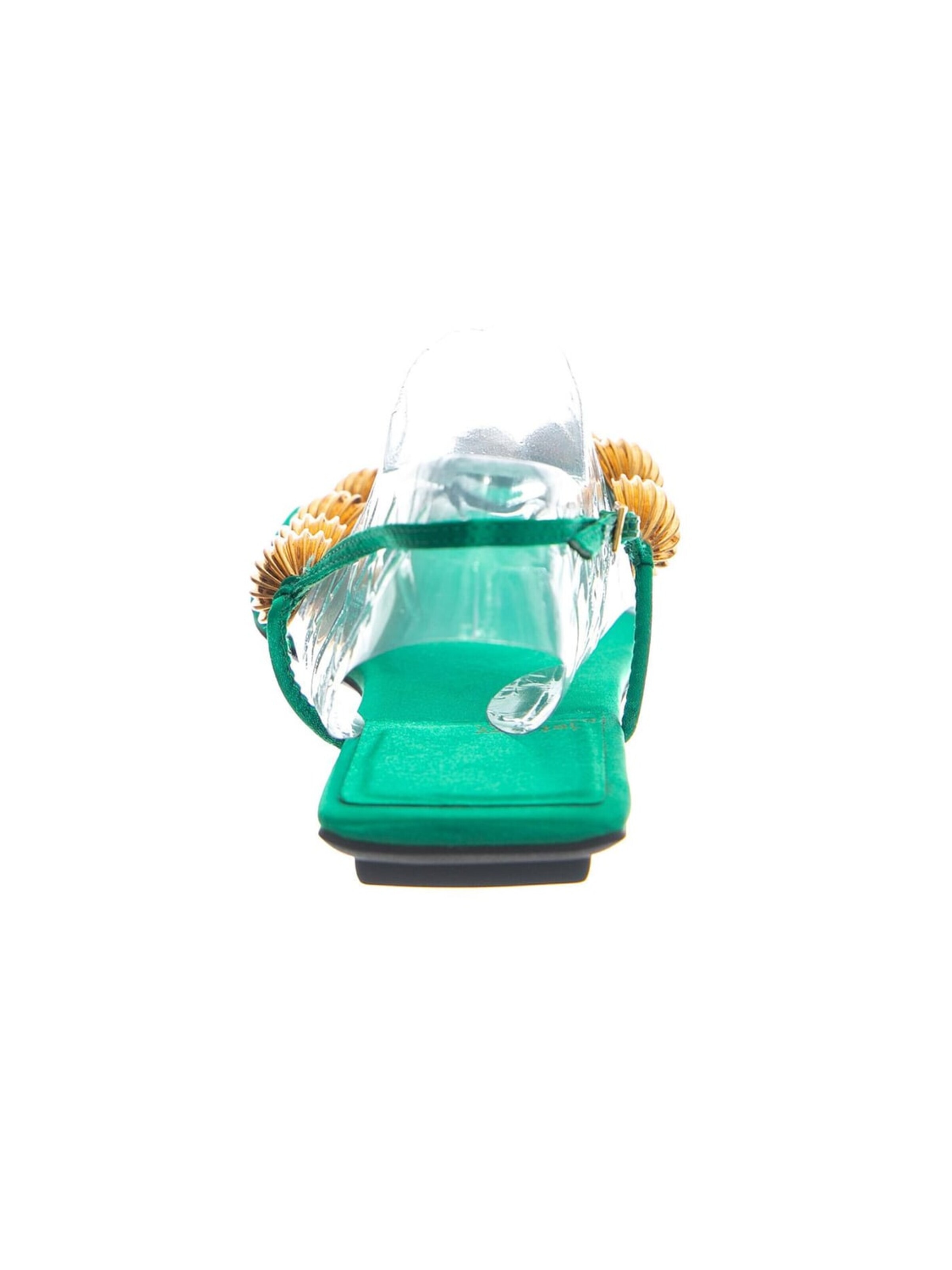 Sandales 'YUCATAN GREEN SATIN GOLD' Jeffrey Campbell en vert