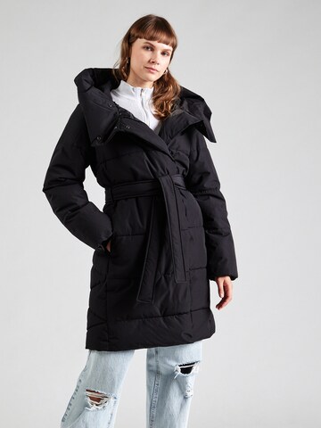 VERO MODA Wintermantel in Zwart: voorkant