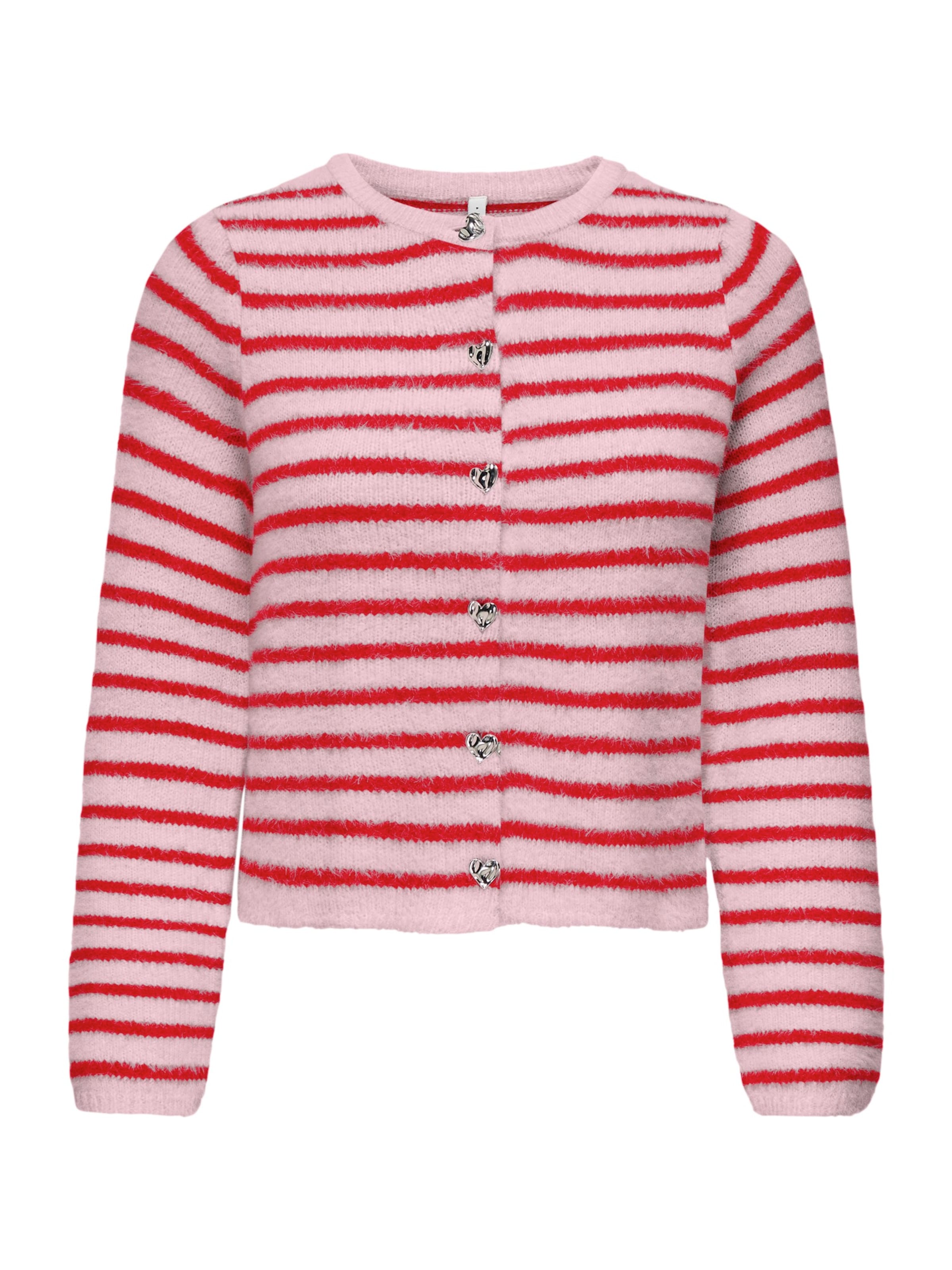 ONLY Cardigan 'ONLKERRY PIUMO' i XS i blomme / knaldrød, Produktvisning
