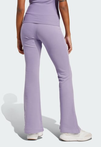 ADIDAS SPORTSWEAR Flared Sportbroek 'Seasonal Essentials' in Lila