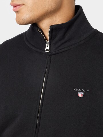 GANT Zip-Up Hoodie in Black