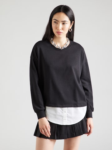 VERO MODA Sweatshirt 'VMYOYO' in Zwart: voorkant