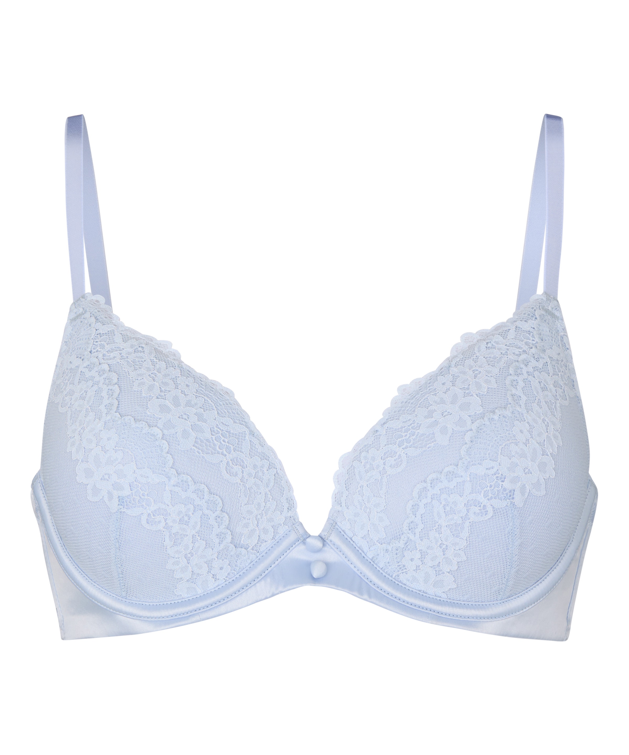 Hunkemöller Push-up BH 'Laila' in Blauw: voorkant