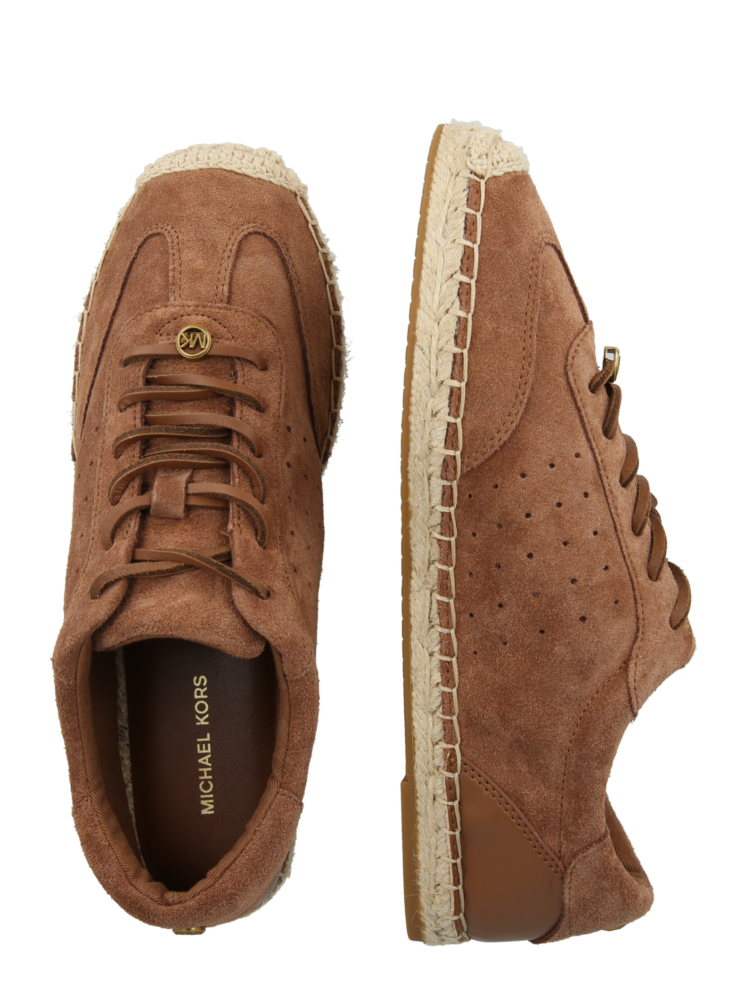 MICHAEL Michael Kors Rövid szárú sportcipők 'OLLIE' - barna