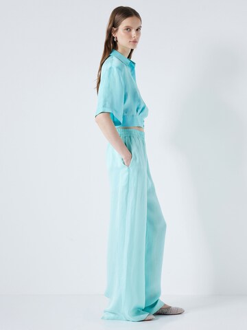 Wide Leg Pantalon Ipekyol en bleu