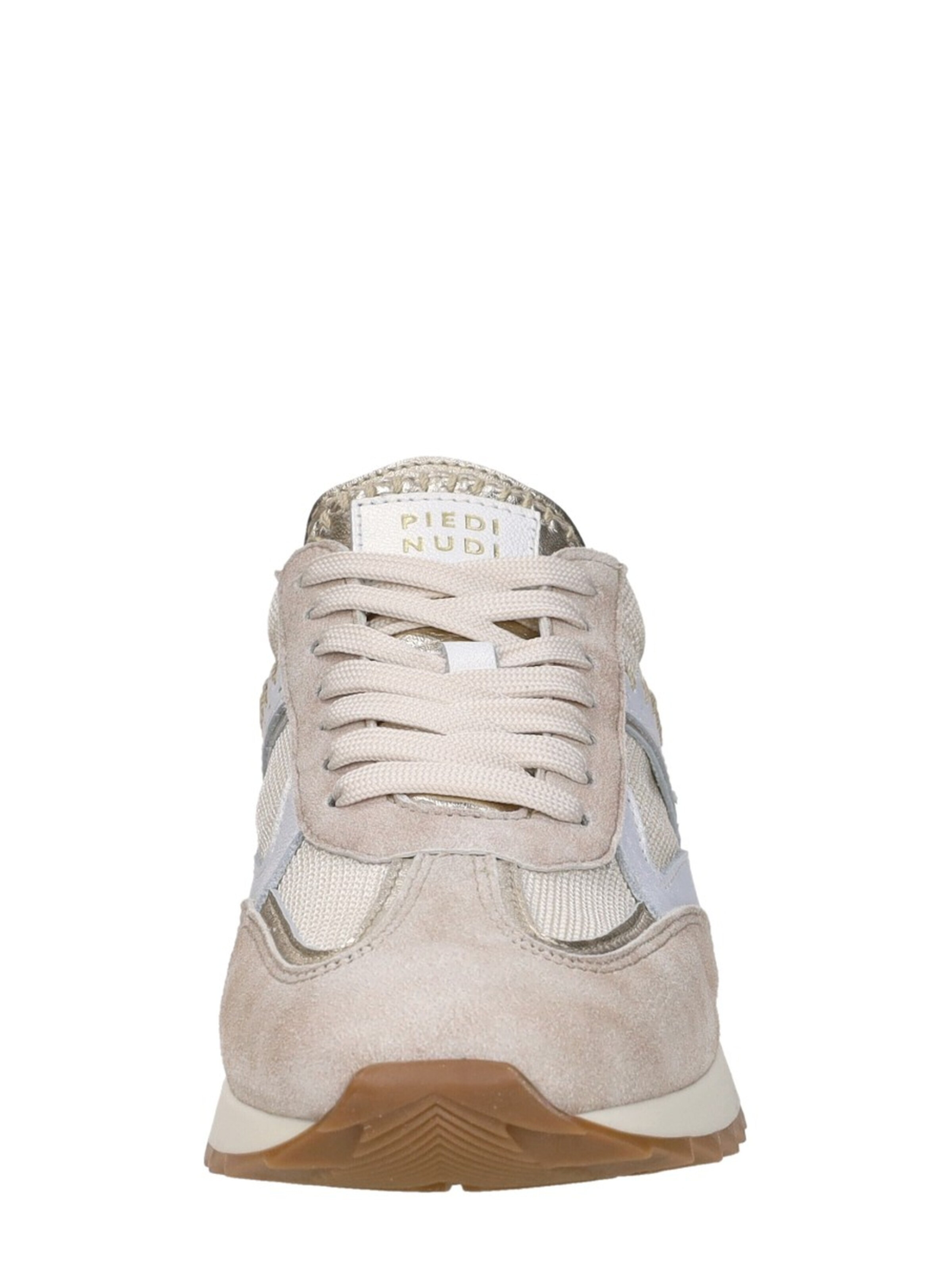 Piedi Nudi Sneakers laag 'Harlem' in Beige