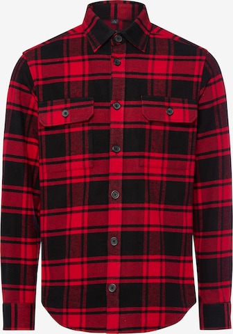 Nils Sundström Hemd in Rot: Vorderseite