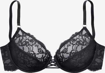 Reggiseno di LASCANA in nero: frontale