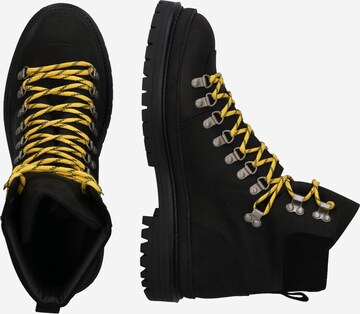 SELECTED HOMME - Botas con cordones en negro