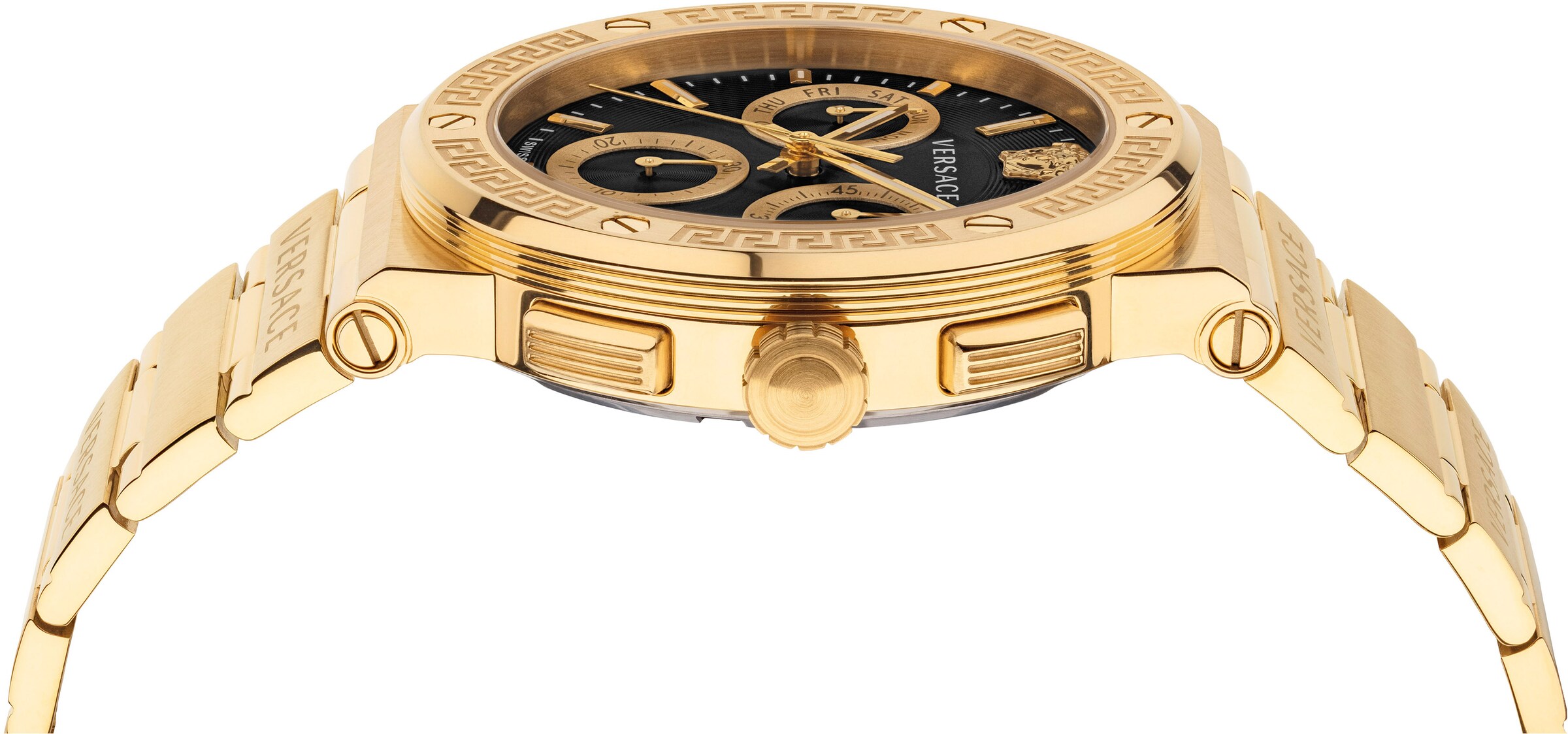 VERSACE Analog Watch in Gold