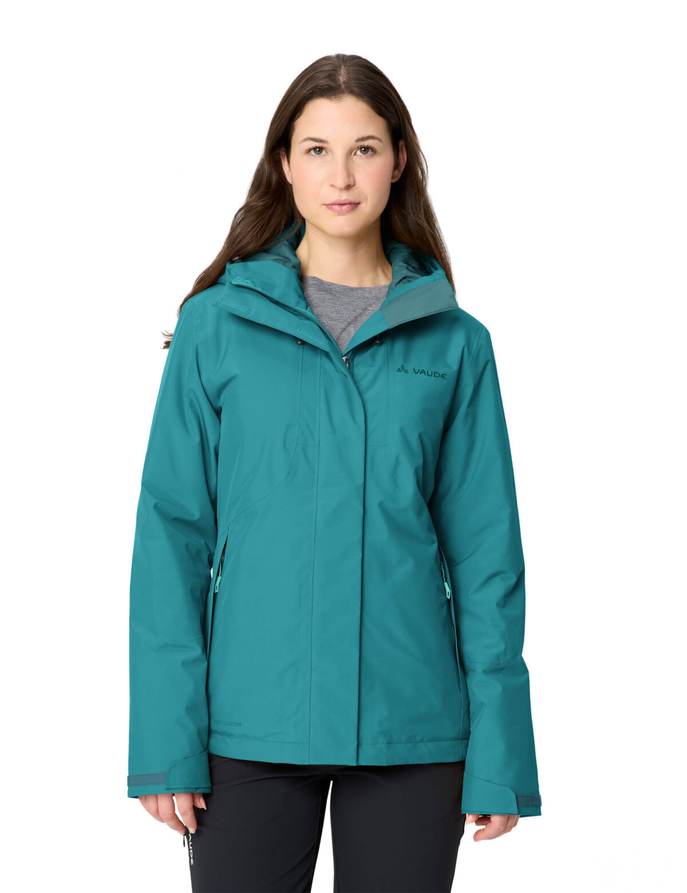 VAUDE Outdoorjacke 'Rosemoor II' in Grün: Vorderseite