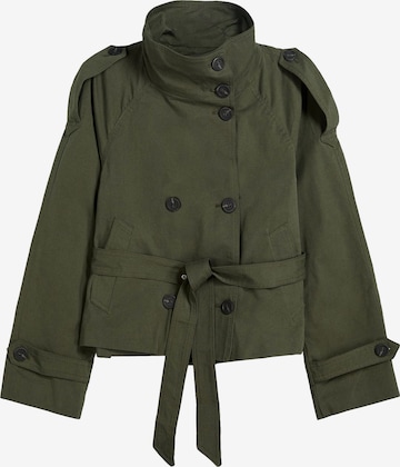 Bershka Overgangsjakke i grøn: forside