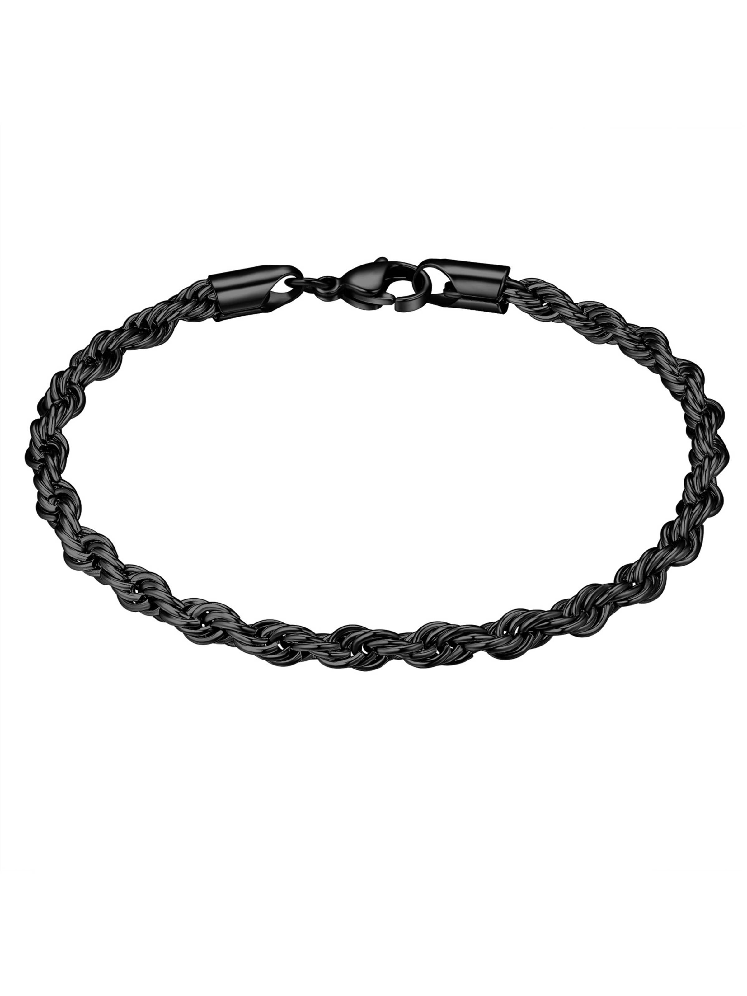 True Rebels Bracelet in Black: front