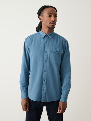 Next Regular fit Srajca | modra barva: sprednja stran