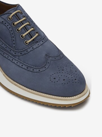 LOTTUSSE Schnürschuh 'Oxford ' in Blau