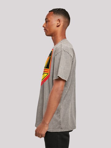 F4NT4STIC Shirt 'Kiss Rock Band' in Grey