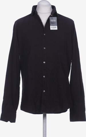s.Oliver Button Up Shirt in L in Black: front