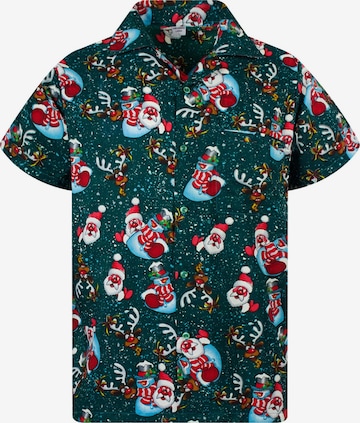 King Kameha Hemd 'Christmas Snowflakes' in : Vorderseite