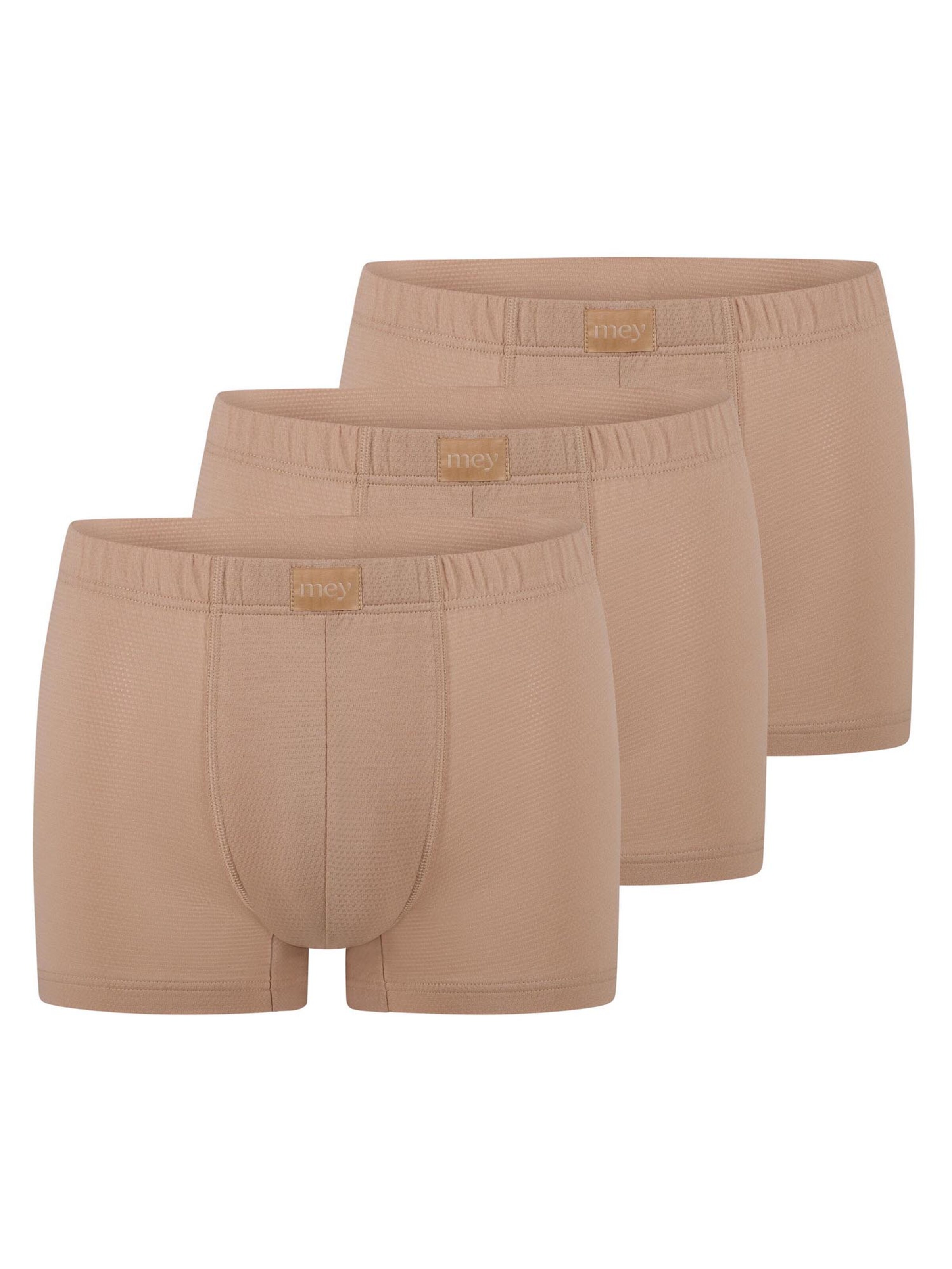 Mey Boxer shorts 'Dry Cotton Breeze' in Beige: front
