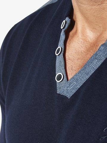 Jan Vanderstorm Pullover 'Jorgir' in Blau