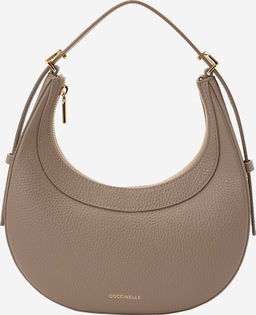 Sac bandoulière 'Whisper' Coccinelle en gris : devant