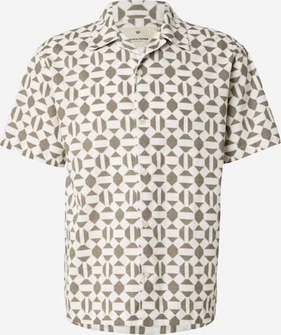 Marškiniai 'JPRBLUKEVIN' iš JACK & JONES, spalva – rusvai žalia / balta, Prekių apžvalga