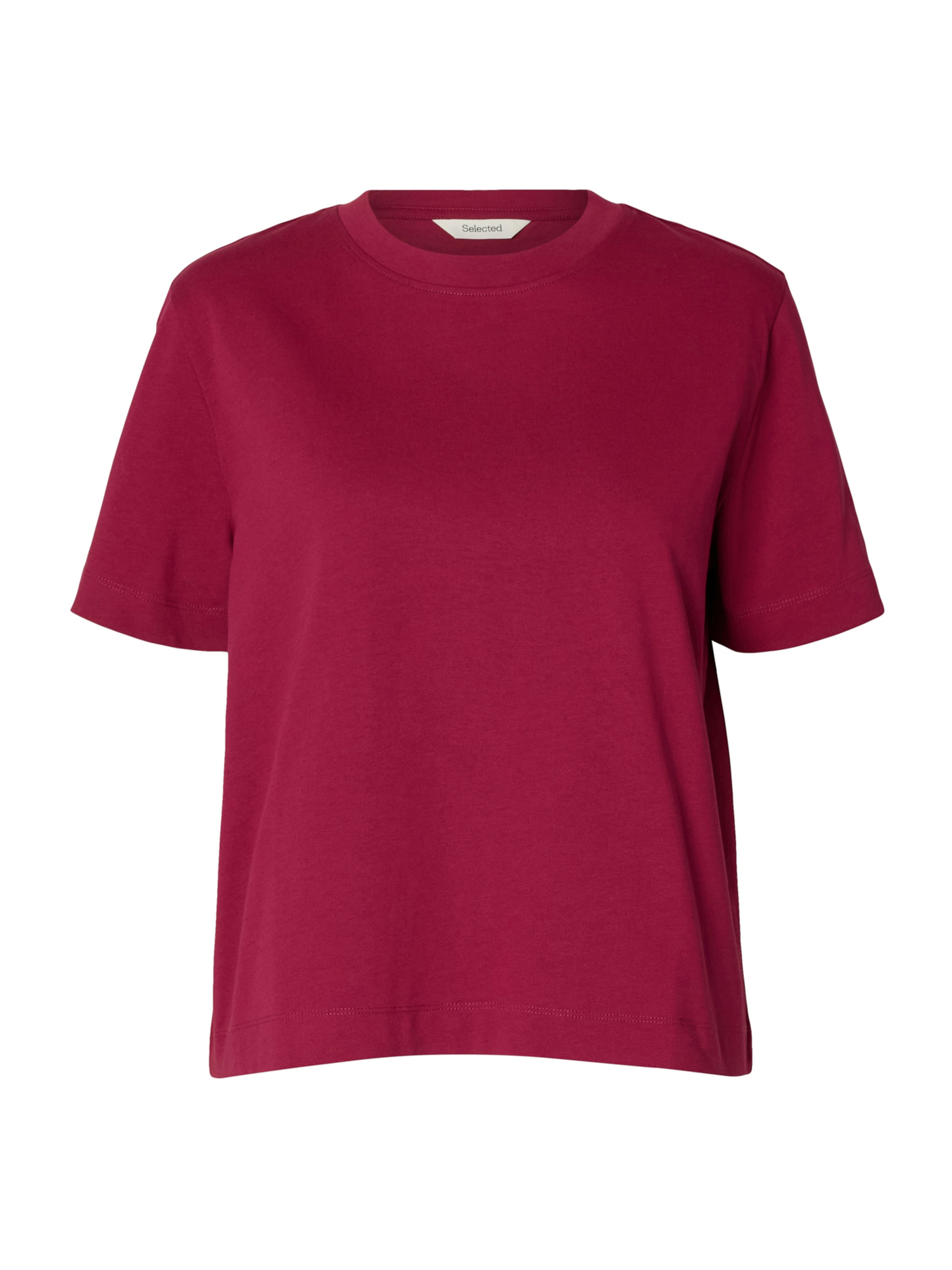 T-shirt 'SLFEssential' SELECTED en rose : devant