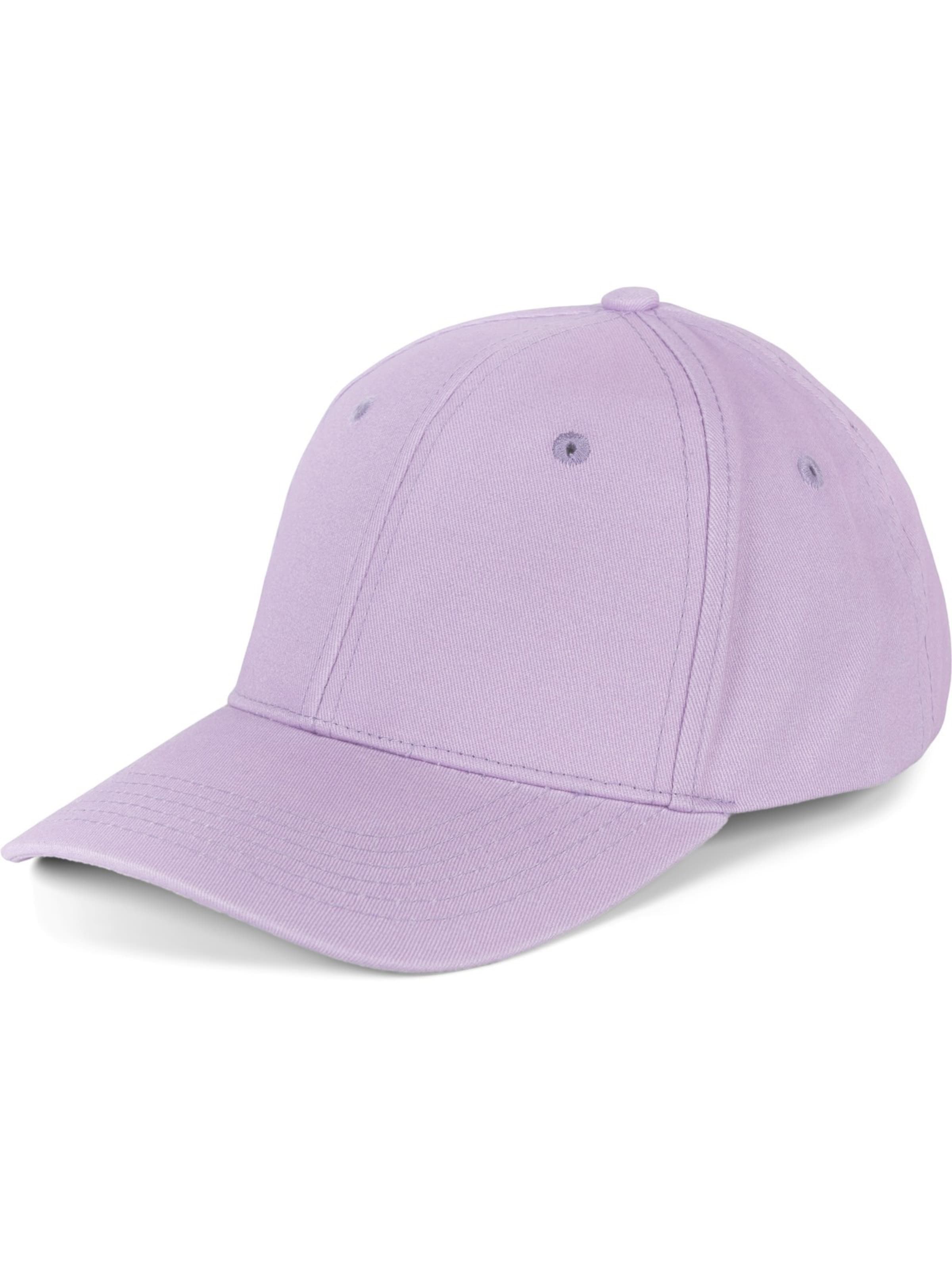 styleBREAKER Cap 'Baseball Cap Einfarbig'‌‌‌‌‌‌ in Lila: Vorderseite