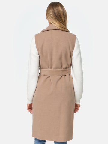Threadbare Vest 'Suhail' in Grey