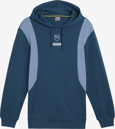 PUMA Sweatshirt de desporto em navy / azul fumado / branco, Vista do artigo