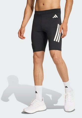 ADIDAS PERFORMANCE Skinny Sportshorts 'Adi365 Iconic' in Schwarz: Vorderseite