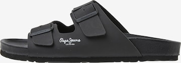 Mule 'ROYAL DOUBLE ' Pepe Jeans en noir : devant