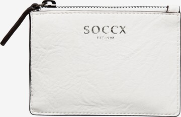 Soccx Wallet in White: front