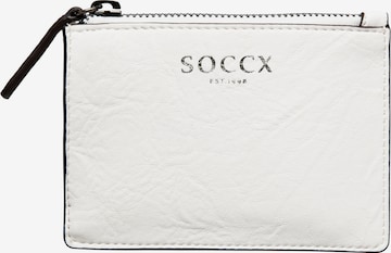 Soccx Wallet in White: front