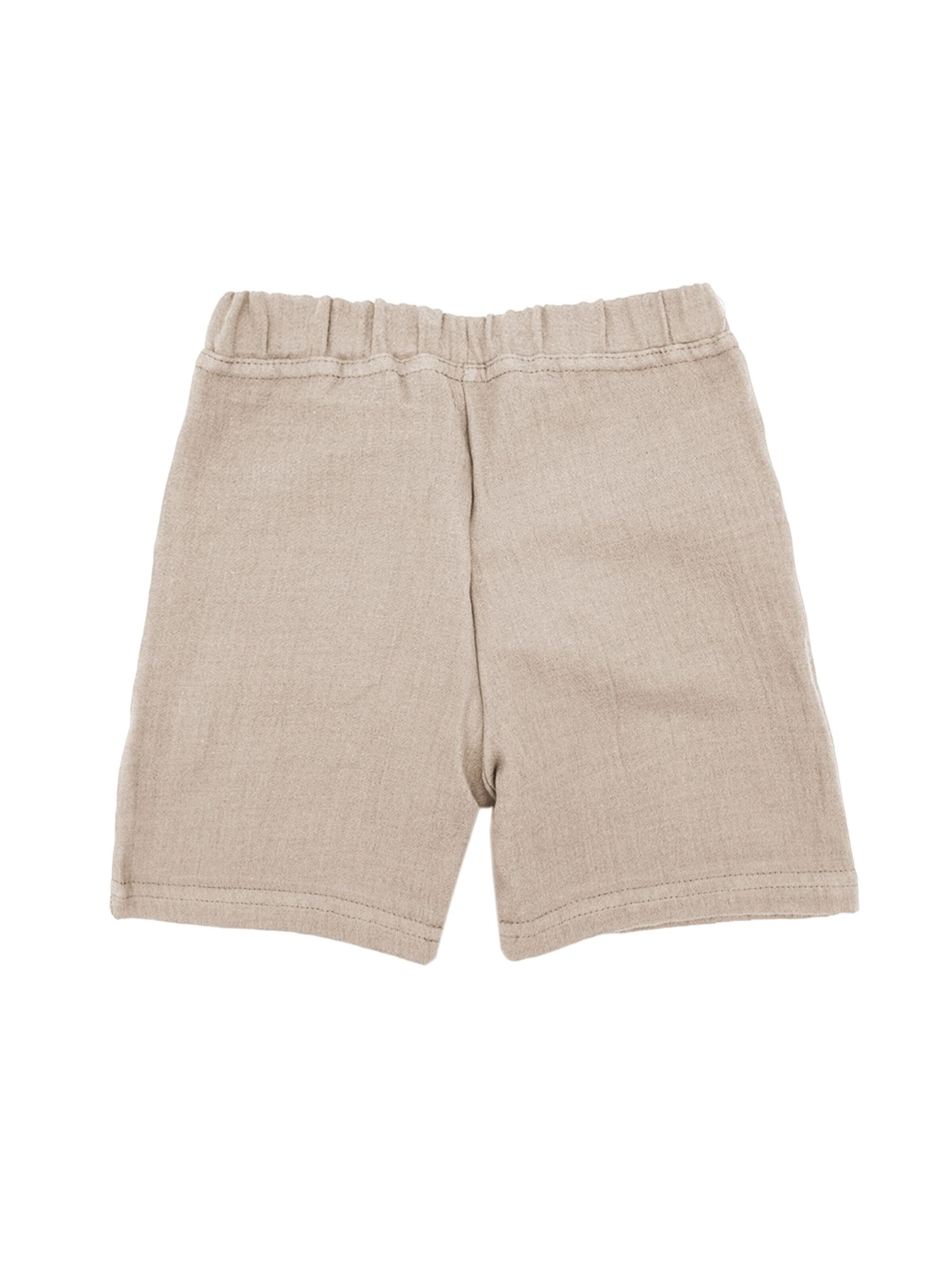 MAXIMO Regular Hose 'GOTS MINI-Shorts,Musselinstoff'‌‌‌ in Beige