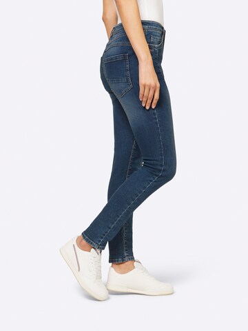 heine Skinny Jeans in Blauw: voorkant