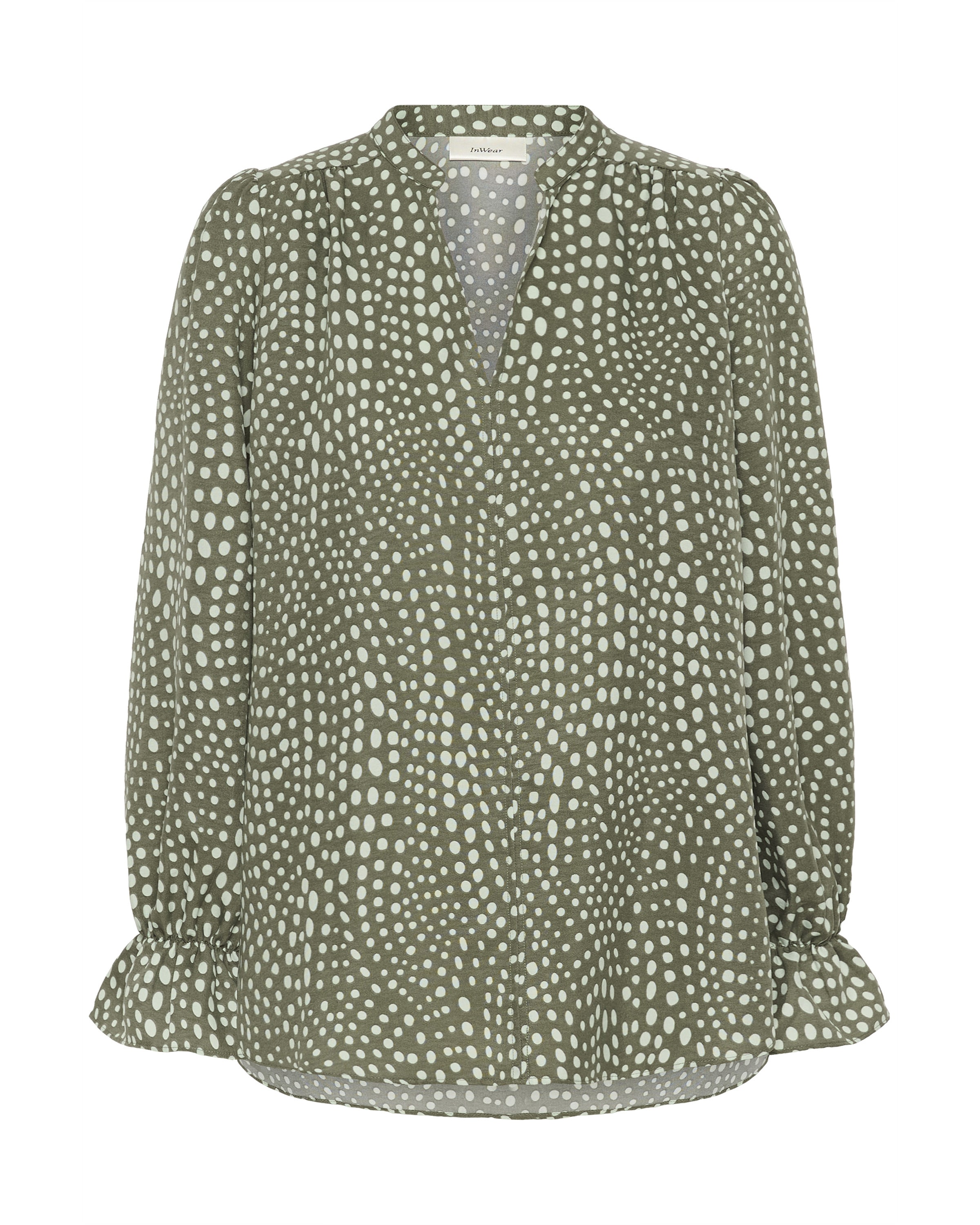 Chemisier 'LIBERTY' InWear en vert : devant