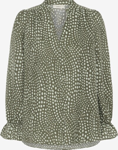 InWear Bluse 'LIBERTY' i XXS i grøn / hvid, Produktvisning