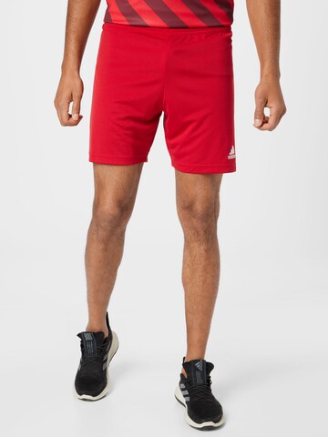 ADIDAS SPORTSWEAR Normální Sportovní kalhoty 'Entrada 22' – červená: přední strana