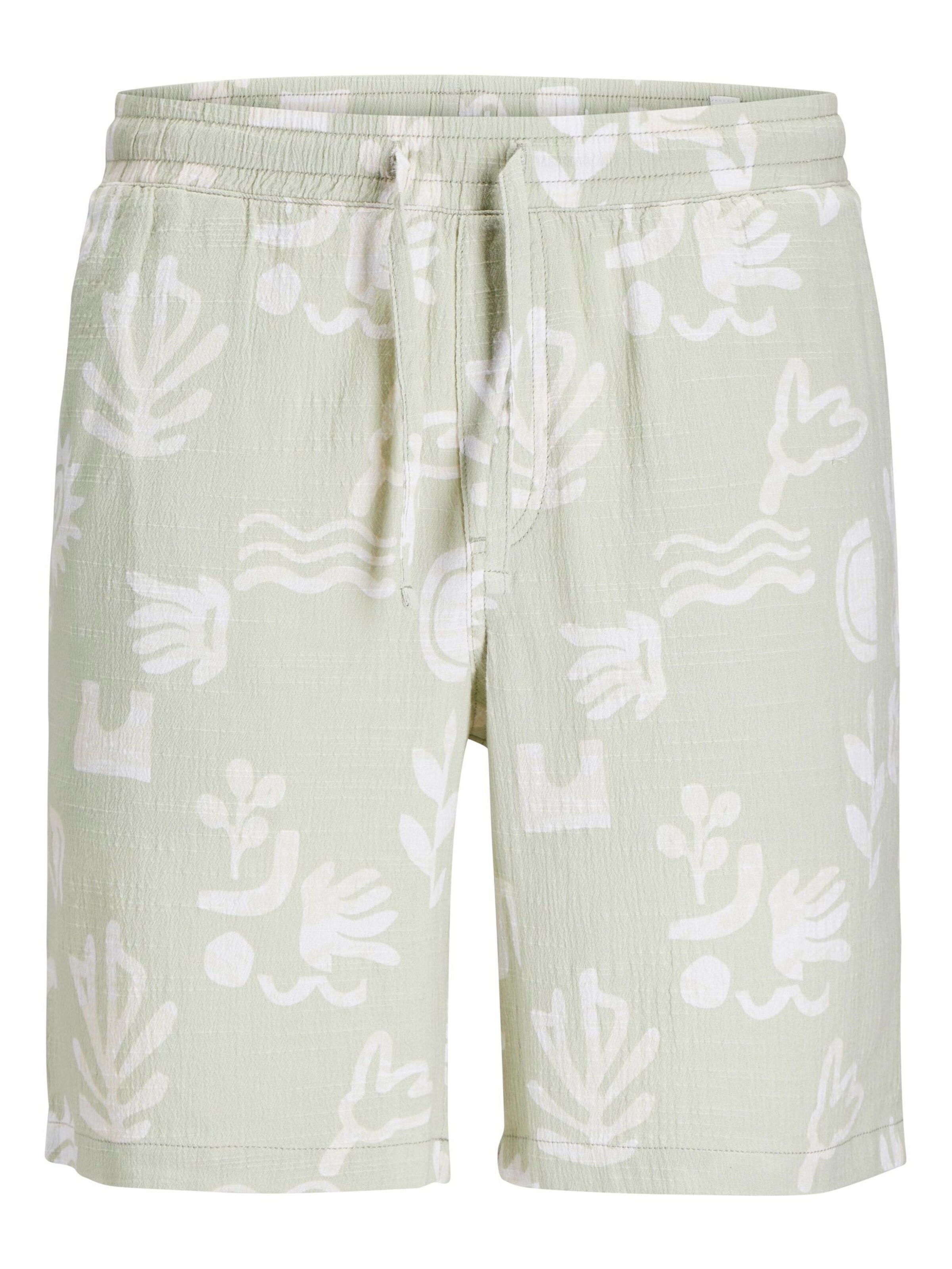 Jack & Jones Junior Loose fit Trousers in Beige: front