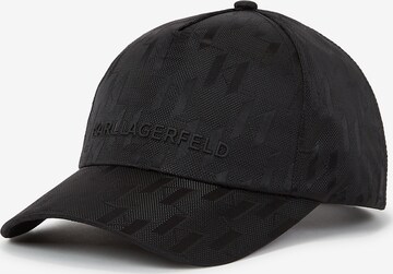 Karl Lagerfeld Nokamüts, värv must: eest vaates