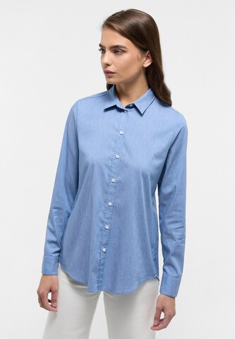 ETERNA Blouse in Blauw: voorkant