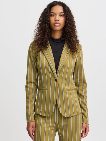 Blazer di ICHI in verde: frontale