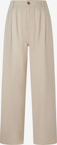 Wide Leg Pantalon à pince 'Cecilia' Pepe Jeans en beige : devant