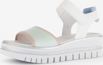 GABOR Sandals in Green: front