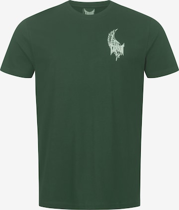 Tricou 'Mask Tee' de la Tapout pe verde: față