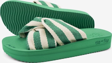 FLIP*FLOP Mules in Green