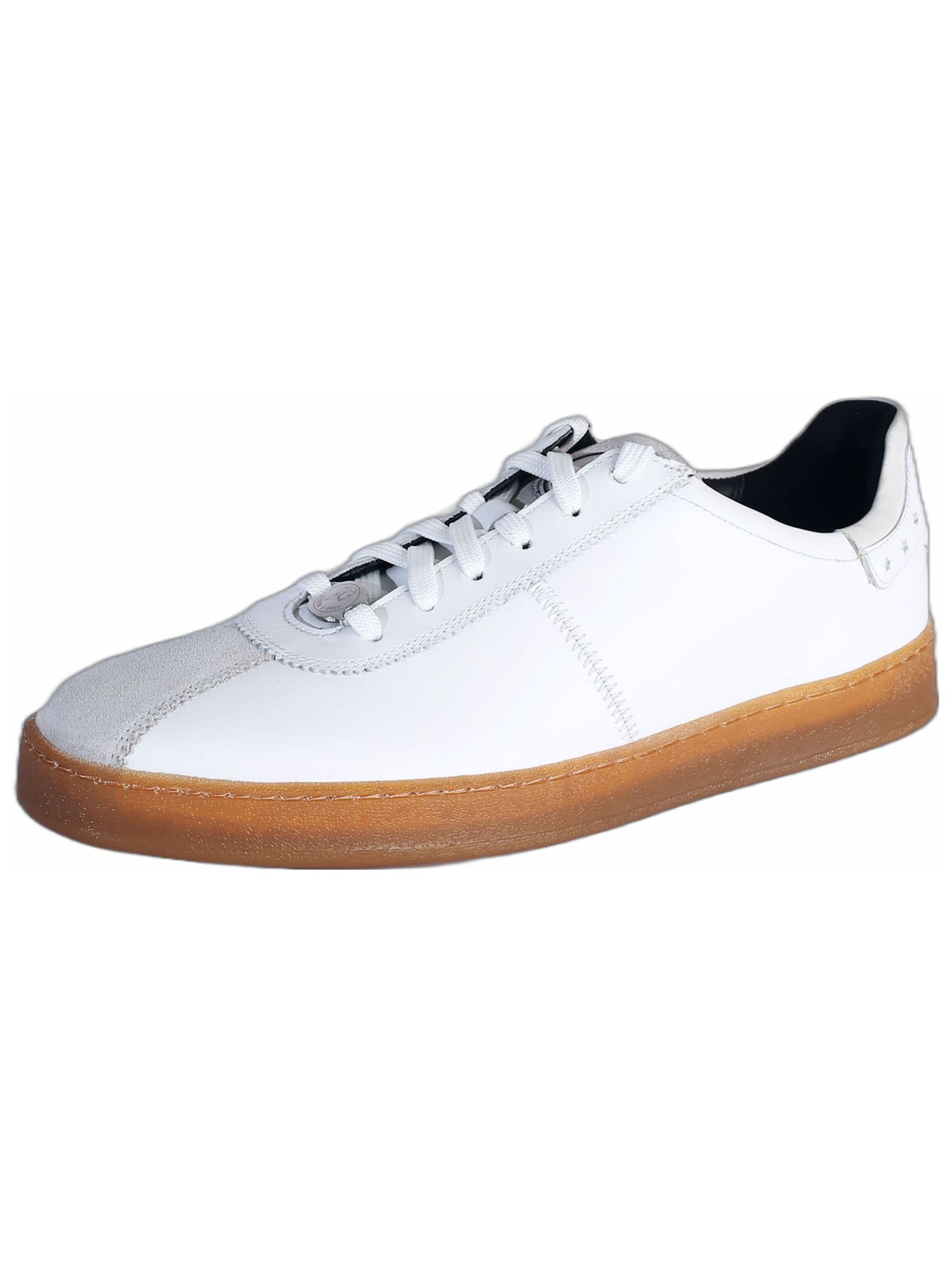 Sneaker bassa di Gordon & Bros in bianco: frontale