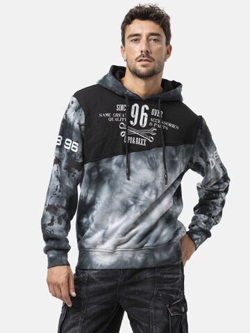 CIPO & BAXX Sweatshirt 'CL593' in Zwart: voorkant